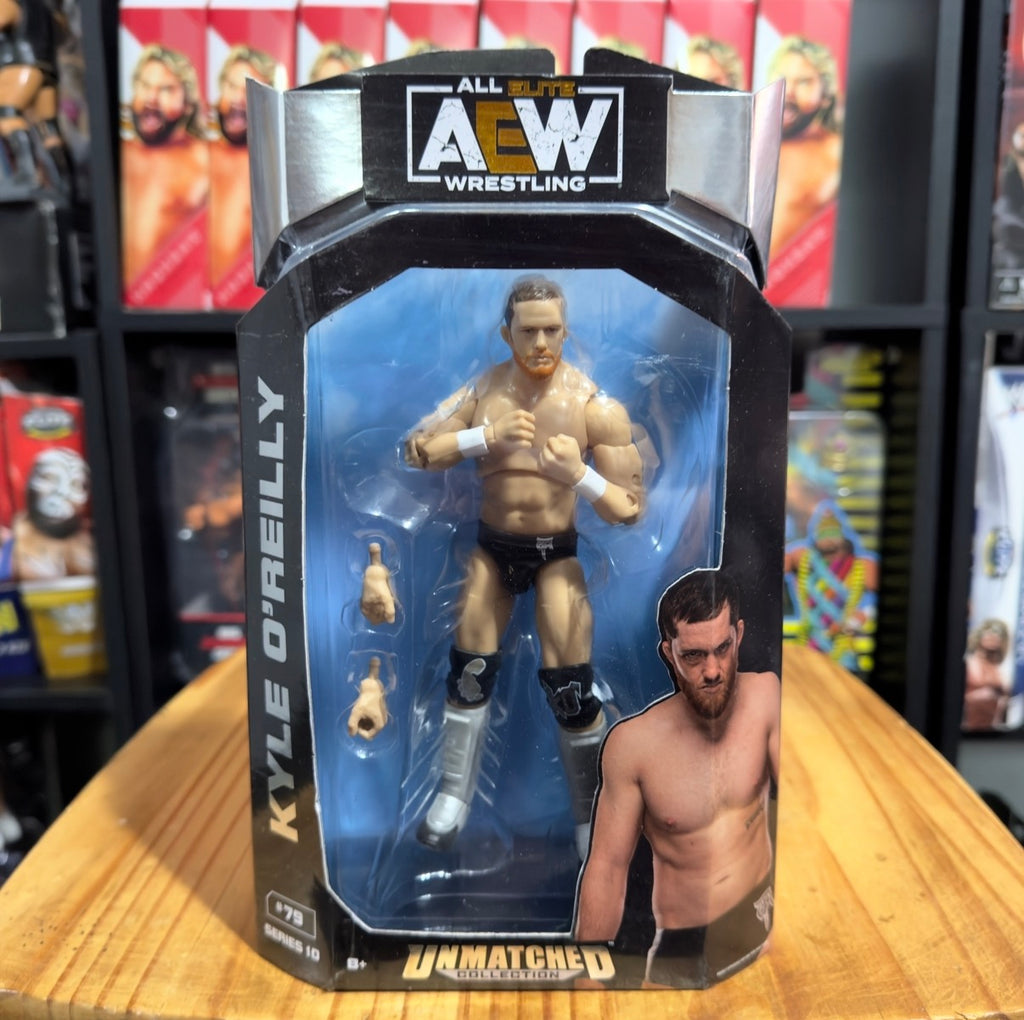 Kyle O'Reilly Unmatched Series 10 boxed action figure with blue blister window