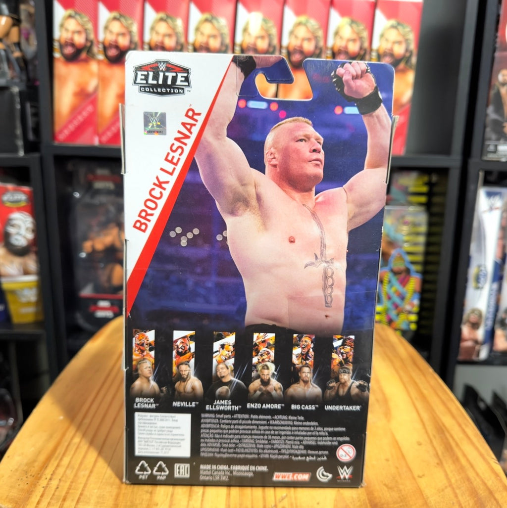 Brock Lesnar WWE Elite Collection action figure box, #55