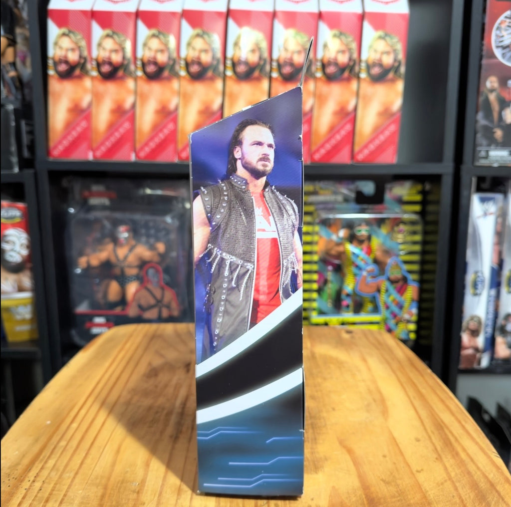 Drew McIntyre WWE Elite Survivor Series box side with full-body wrestler photo