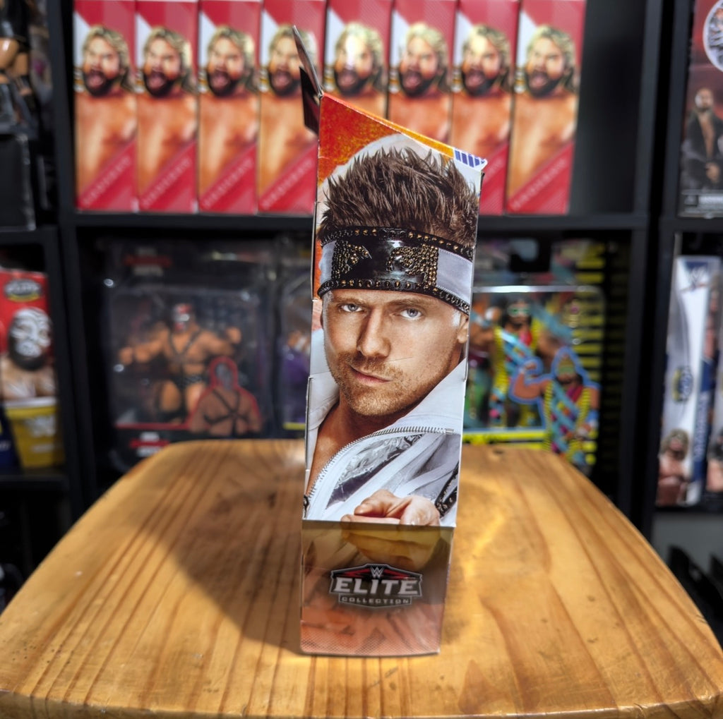 WWE Elite Collection The Miz SummerSlam action figure box side with portrait and Elite logo