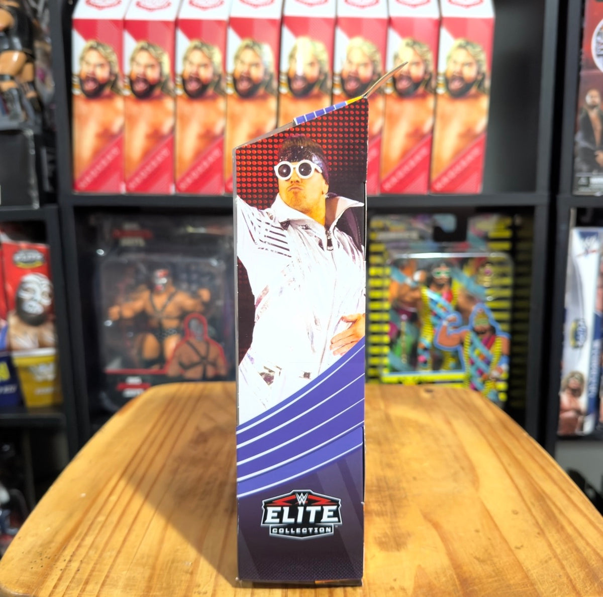 WWE Elite Collection The Miz SummerSlam action figure box, white outfit and Elite logo