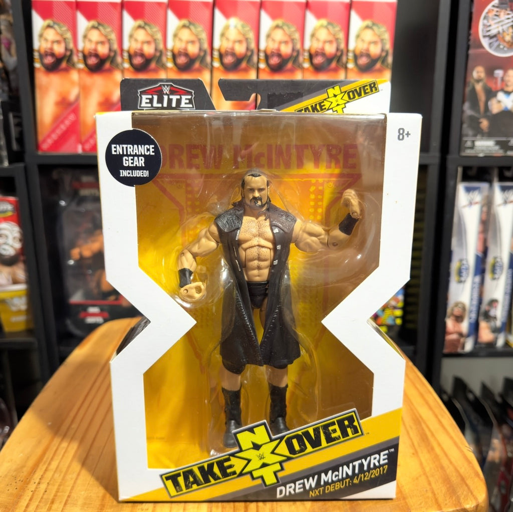 Drew McIntyre Elite TakeOver entrance gear action figure in window box