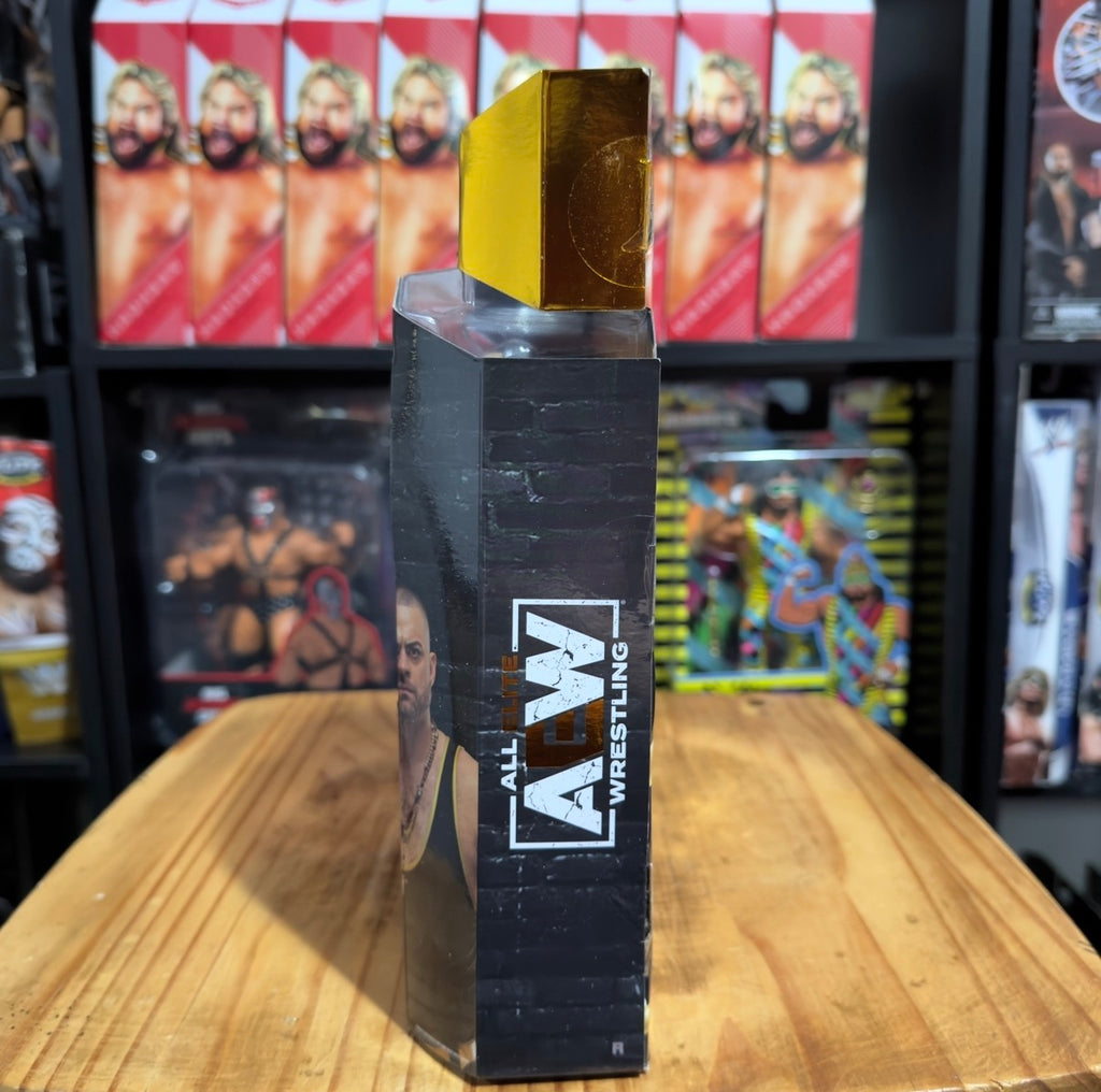 AEW Unrivaled Collection Eddie Kingston wrestling figure box with AEW logo on front