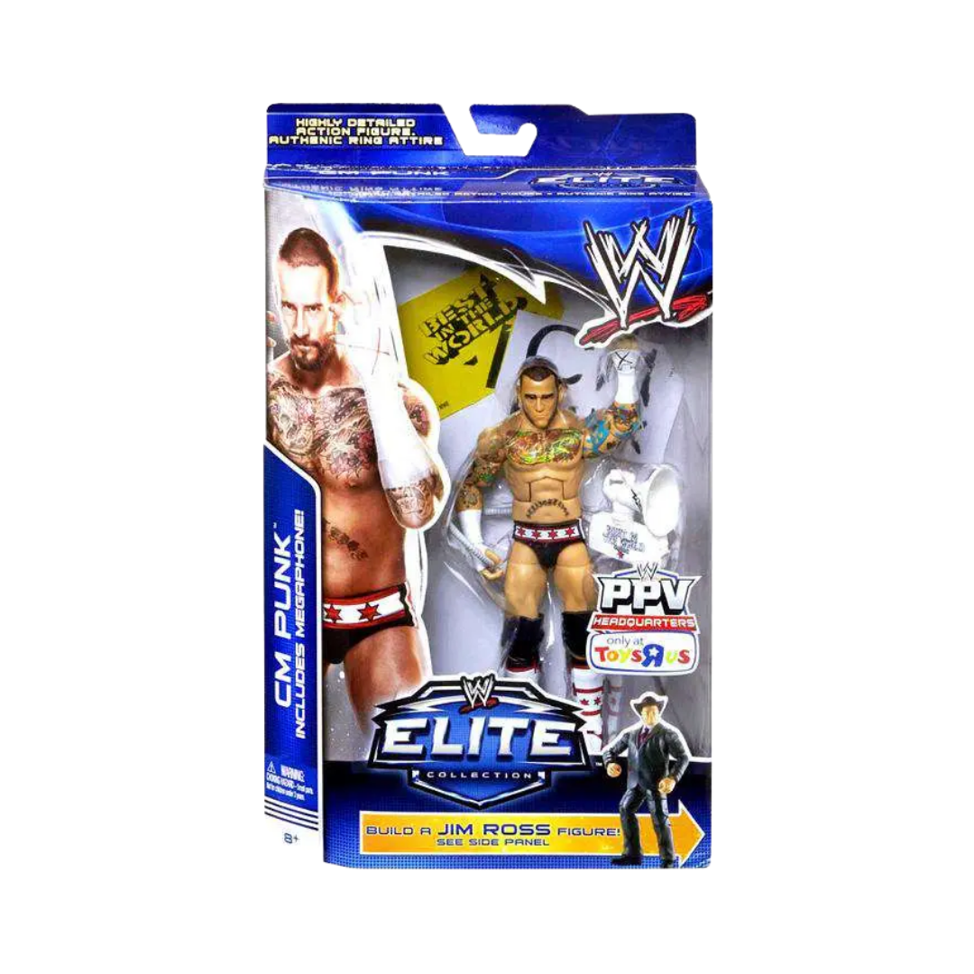 CM Punk – WWE Elite Collection Toys"R"Us Exclusive (Headquarters Series) - Wrestling Thrift