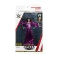 WWE Elite wrestling action figure in purple robe, boxed packaging with W logo