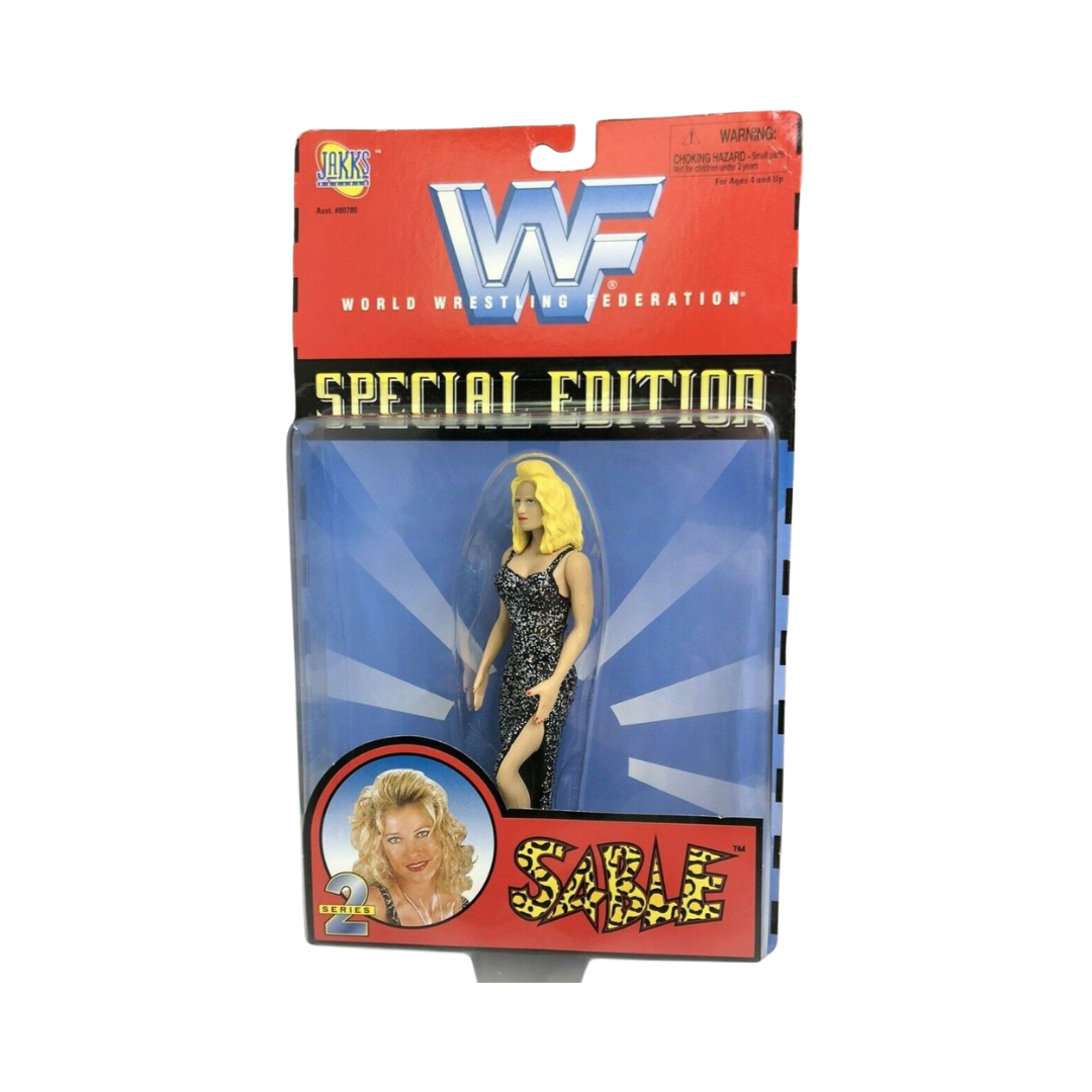 WWE Sable action figure in Special Edition blister card package by Jakks Pacific