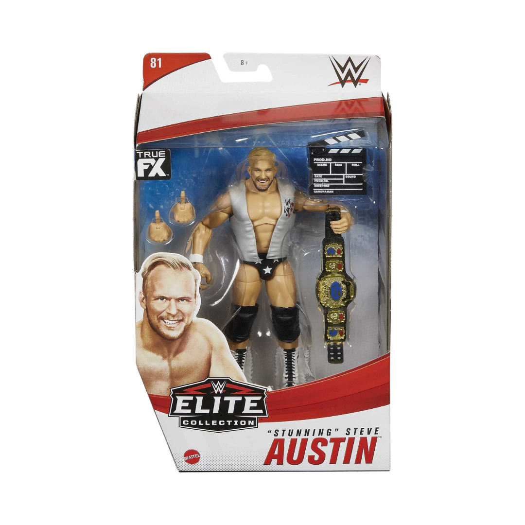 WWE Elite action figure box, 'Stunning' Steve Austin Series 81