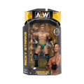 AEW Wrestling action figure blister box showing standing wrestler figure