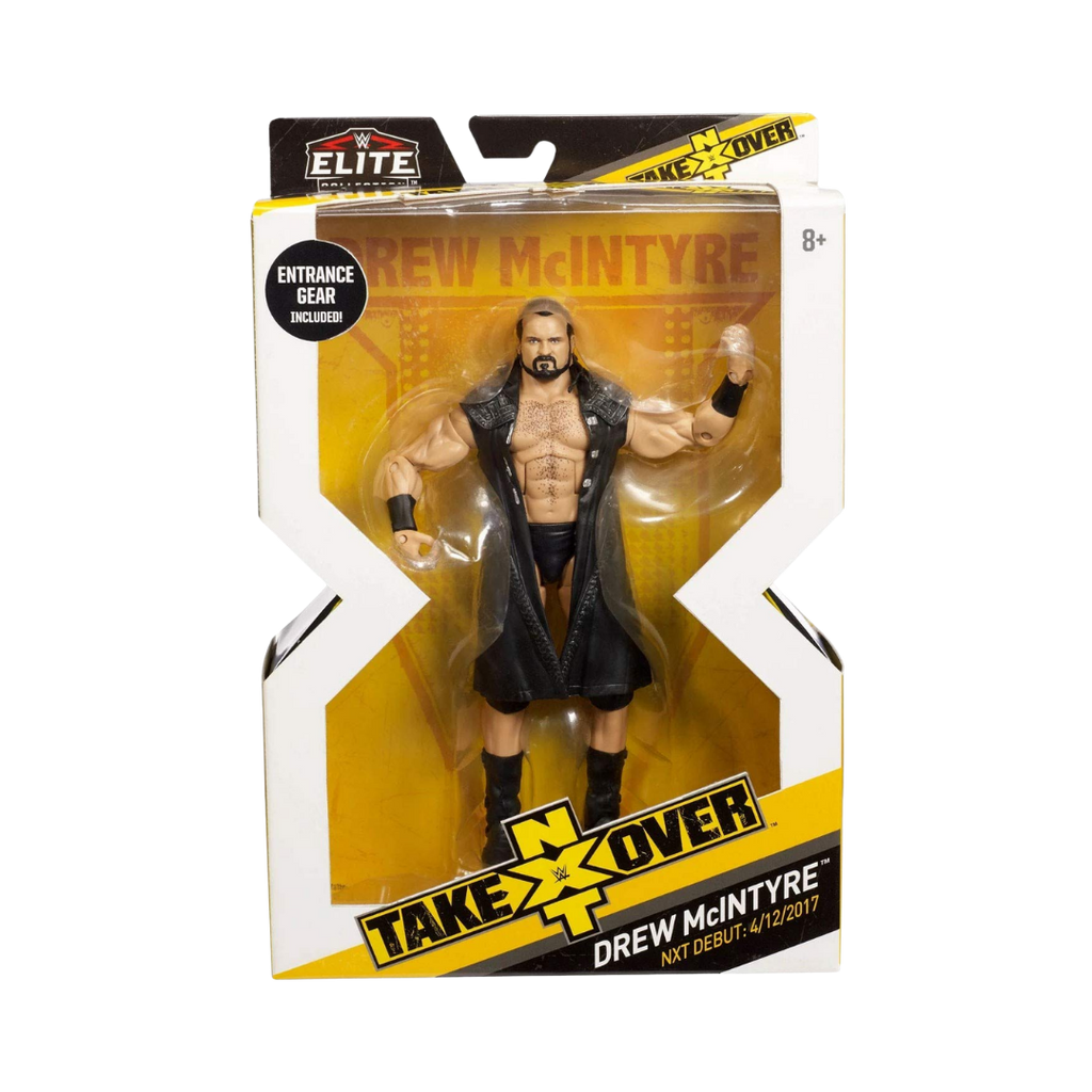 Drew McIntyre WWE Elite NXT TakeOver action figure in retail box