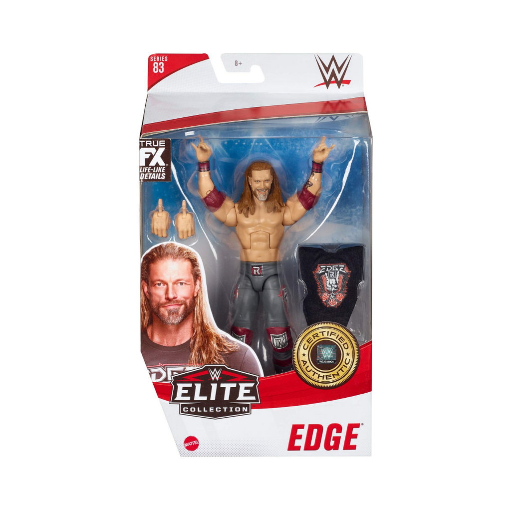 WWE Edge Elite action figure in retail box, Series 83 packaging