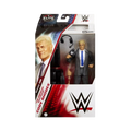 WWE Elite Cody Rhodes action figure in box; suit wrestler holding microphone.
