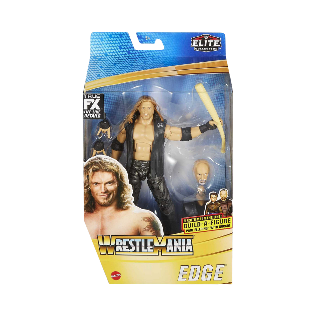 WWE Edge WrestleMania Elite action figure in retail box