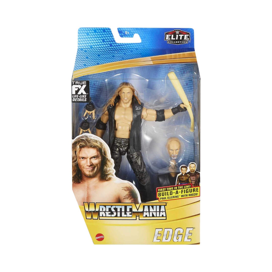 WWE Edge WrestleMania Elite action figure in retail box