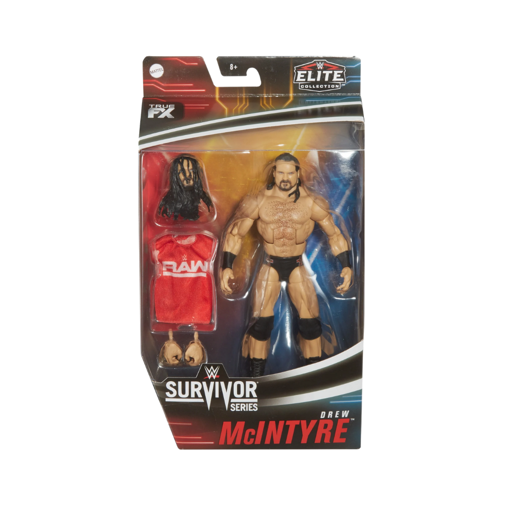 Drew McIntyre WWE Elite Survivor Series action figure in retail box
