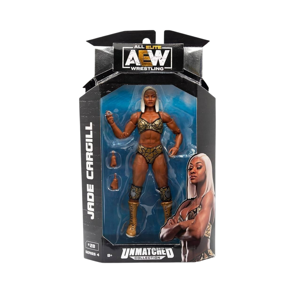 Jade Cargill AEW Unmatched Series 4 boxed wrestling action figure