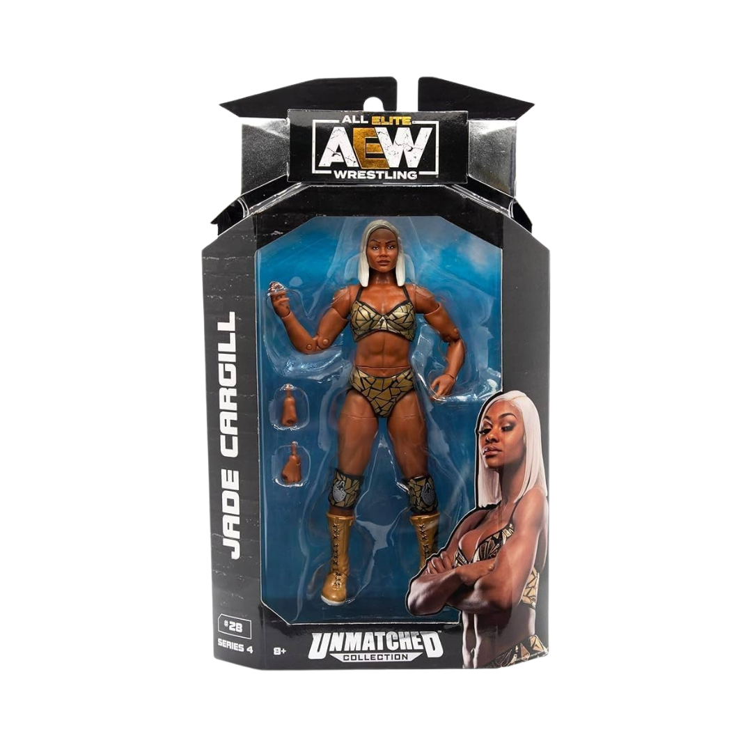 Jade Cargill AEW Unmatched Series 4 boxed wrestling action figure