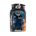 AEW Hangman Adam Page action figure in retail box, blue outfit, Unmatched Series 4
