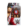 WWE Elite Otis action figure in window retail box, red and blue shirt