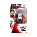Jey Uso WWE Elite action figure in retail box with blue-and-red ring gear