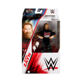 Boxed WWE Elite Collection action figure of Sami Zayn in black outfit, beard, long hair