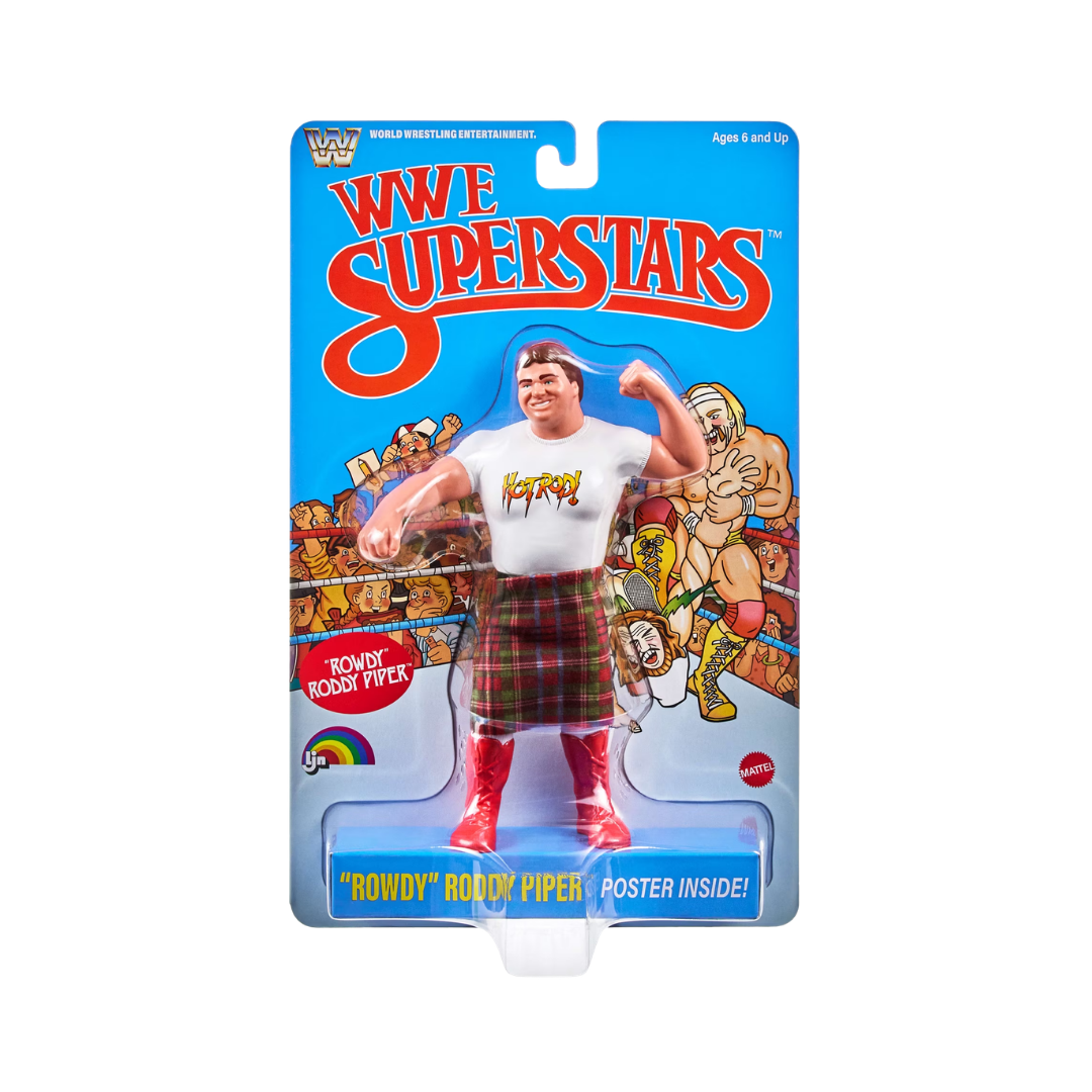 "Rowdy" Roddy Piper WWE LJN Superstars Series 3 - Wrestling Thrift