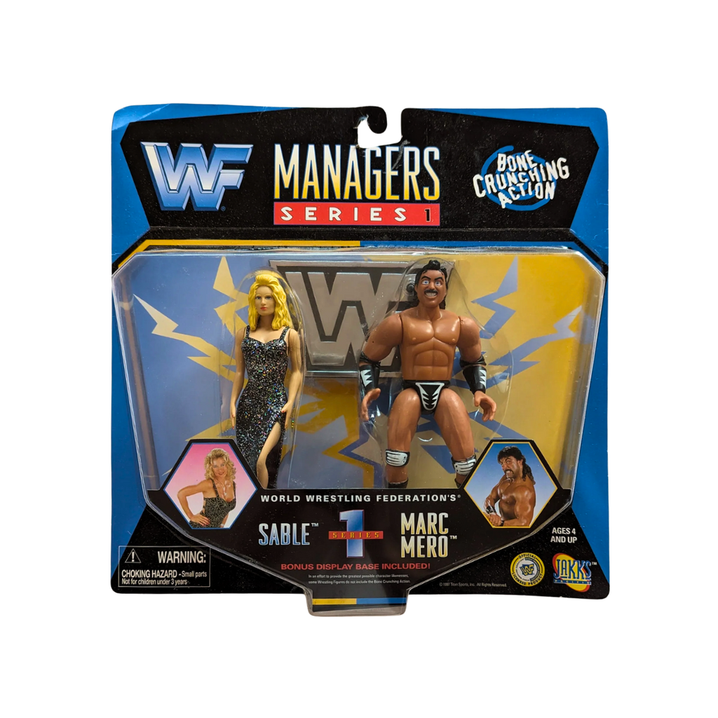 Sable & Marc Mero WWF Managers Series 1 Figure Set 1997 - Wrestling Thrift