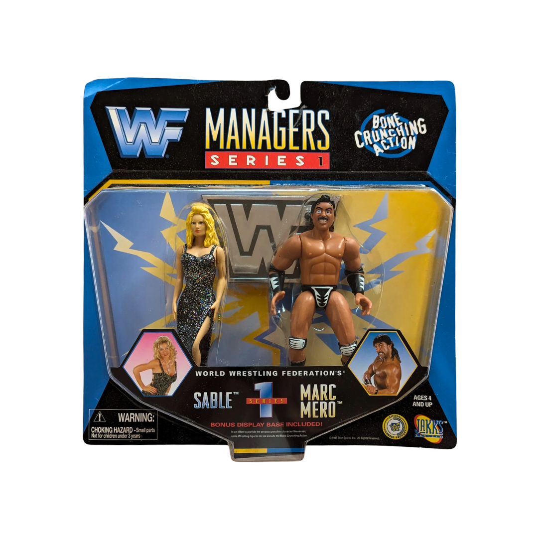Sable & Marc Mero WWF Managers Series 1 Figure Set 1997 - Wrestling Thrift