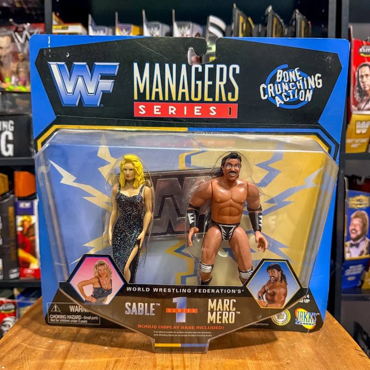 Sable & Marc Mero WWF Managers Series 1 Figure Set 1997 - Wrestling Thrift