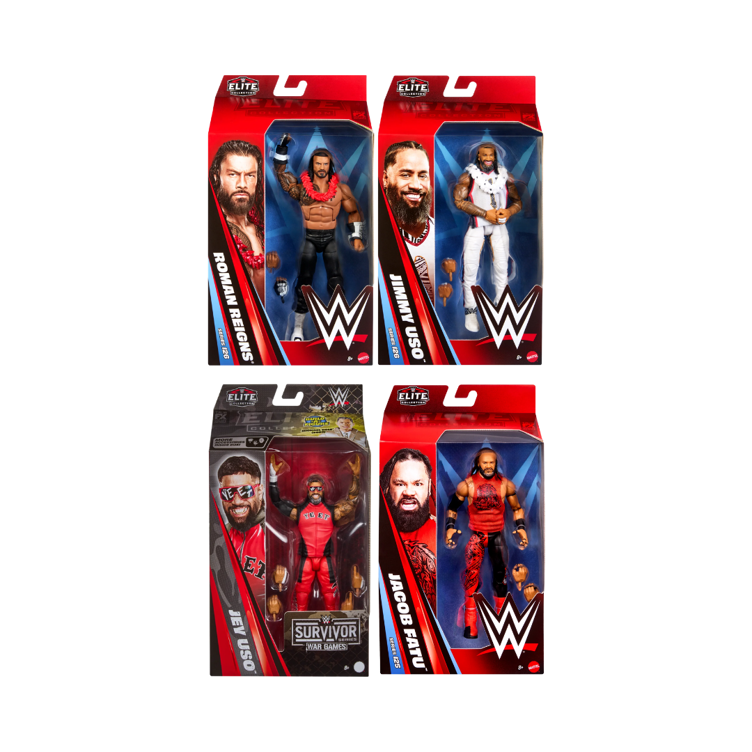 The Bloodline WWE Elite Collection 4-Figure Bundle - Wrestling Thrift