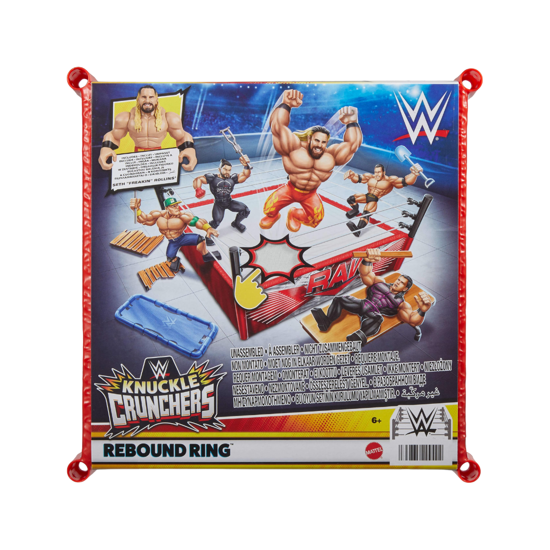 WWE Knuckle Crunchers Rebound Ring Playset - Wrestling Thrift