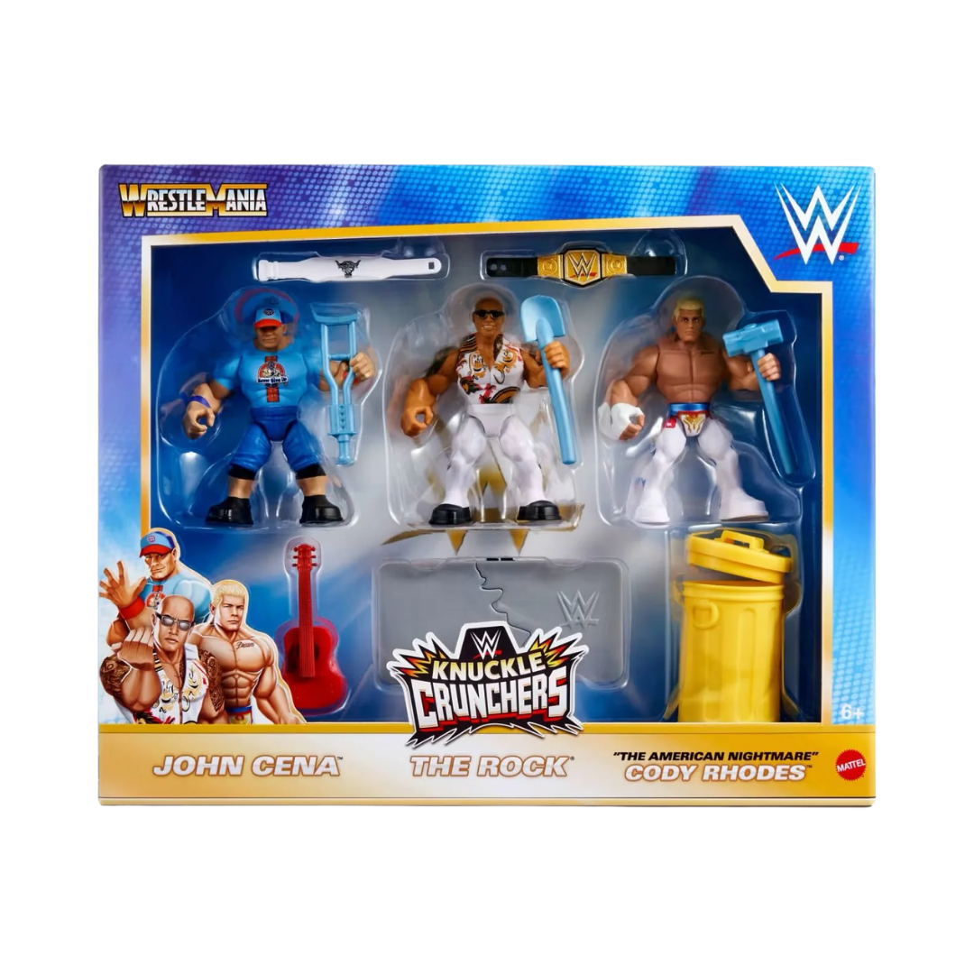 WWE Knuckle Crunchers WrestleMania Box Set - Wrestling Thrift