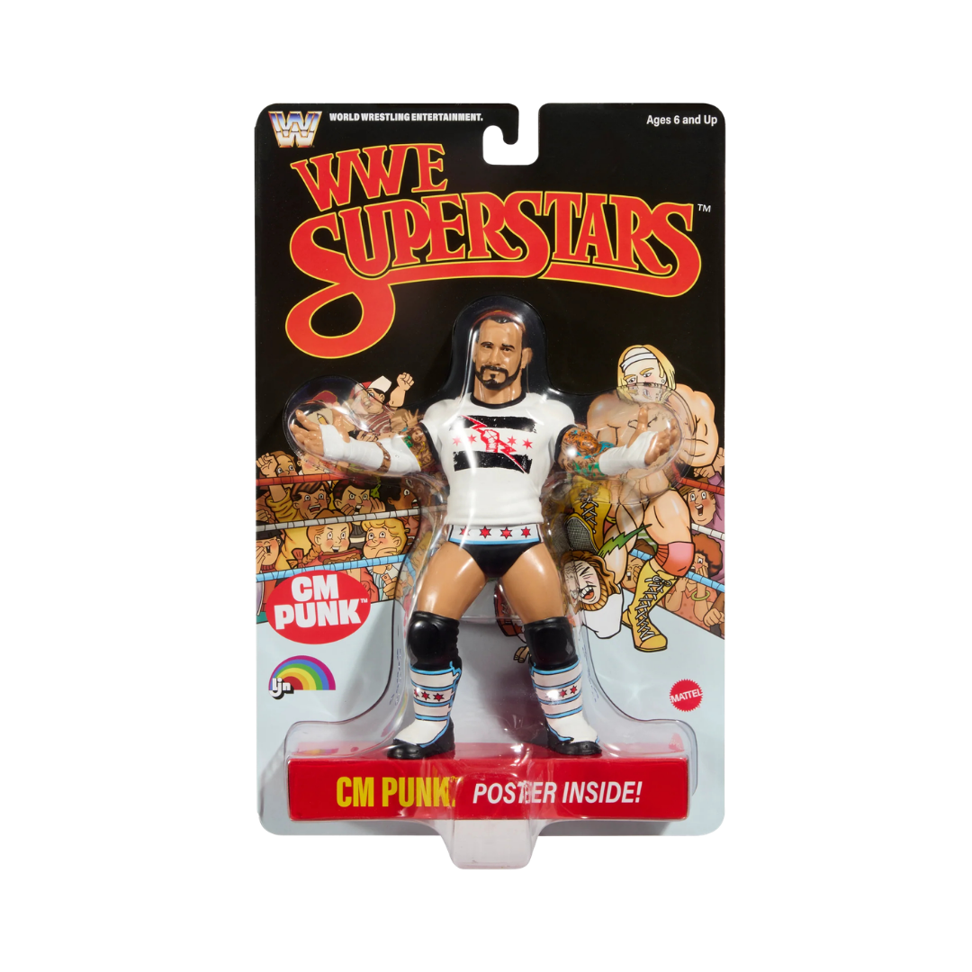 WWE LJN Superstars CM Punk (Black Card) - Wrestling Thrift