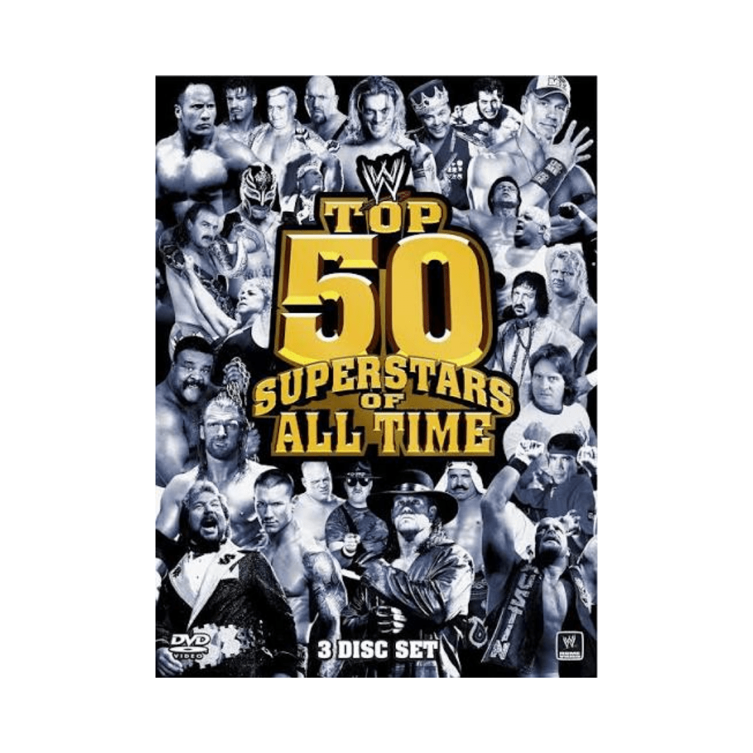WWE: Top 50 Superstars of All Time (3-Disc Set) - Wrestling Thrift